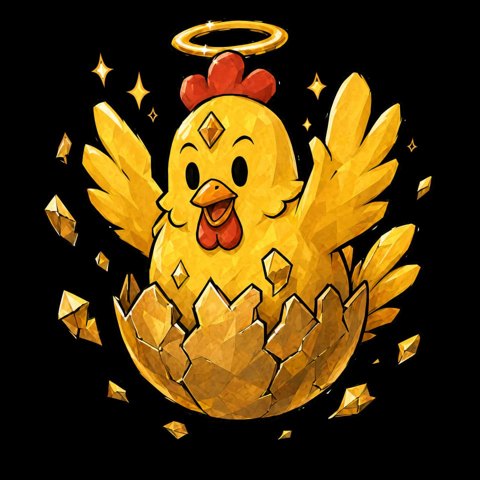 The Golden Egg hatching